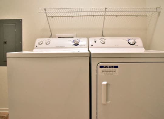 In-Unit Washer and Dryer at Prairie Lakes Apartments, Peoria, IL