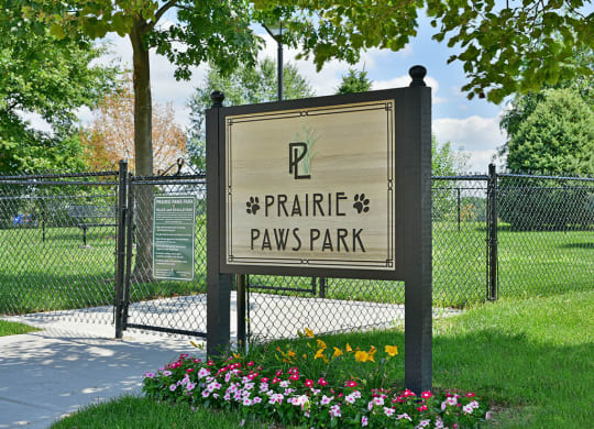 Prairie Paws Dog Park at Prairie Lakes Apartments, Illinois, 61615