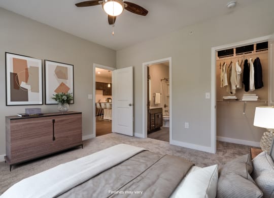 Premier Master Bedroom at Emerald Creek Apartments, Greenville