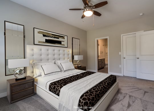 Prestige Master Bedroom at Emerald Creek Apartments, Greenville