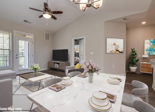 Prestige Dining and Living Room at Emerald Creek Apartments, Greenville