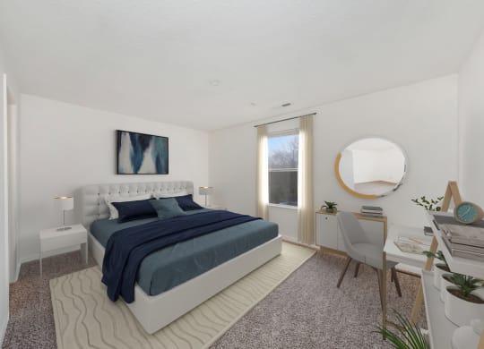 Master Bedroom at WaterFront Apartments, Virginia Beach, 23453