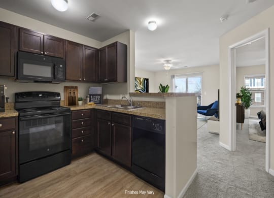 Superior Kitchen at River Hills Apartments, Fond du Lac