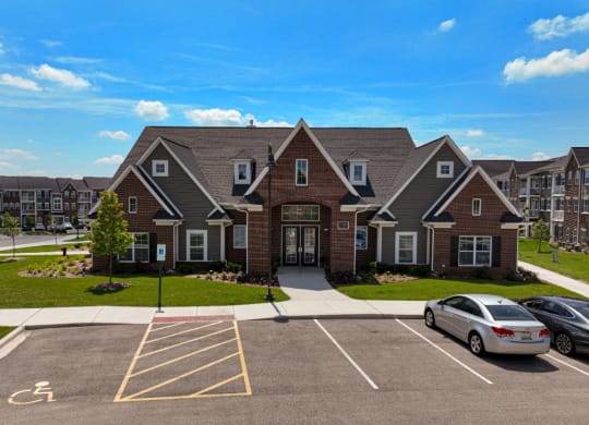 Village Place Clubhouse Exterior at Village Place Apartments, Romeoville, 60446