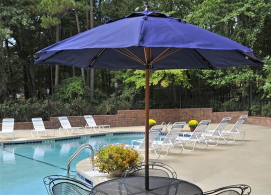 Poolside Lounge Area at Brook Pines, South Carolina, 29210