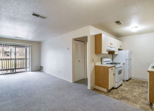 Open floor plan at Seville Apartments, Michigan, 49009