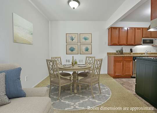 Dining Room and Kitchen View at Shannon Manor Townhomes, Michigan, 48423