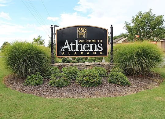 Welcome to Athens, Alabama Sign