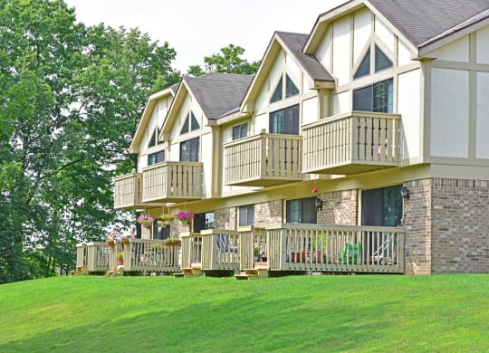 Private Balconies and Patios at Tanglewood Apartments, Oak Creek