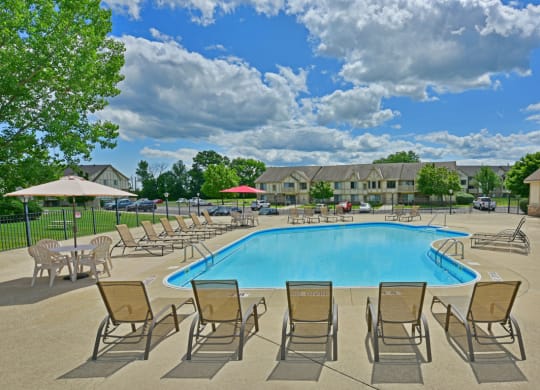 Large Outdoor Pool and Sundeck Area at Tanglewood Apartments, Oak Creek, 53154