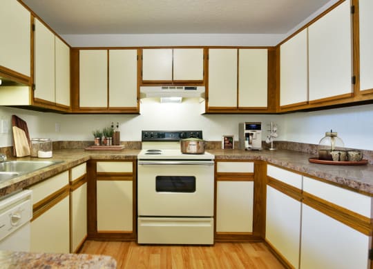 Well Equipped Kitchen at Tanglewood Apartments in Oak Creek, WI