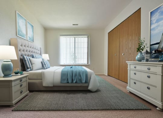 Large Bedroom at Tanglewood Apartments, Wisconsin 53154