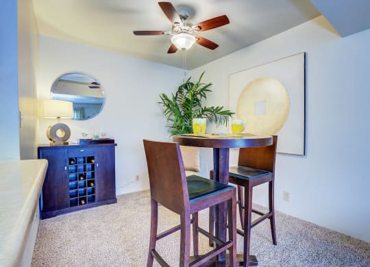 Open Dining Space at Bay Pointe Apartments, Lafayette, IN