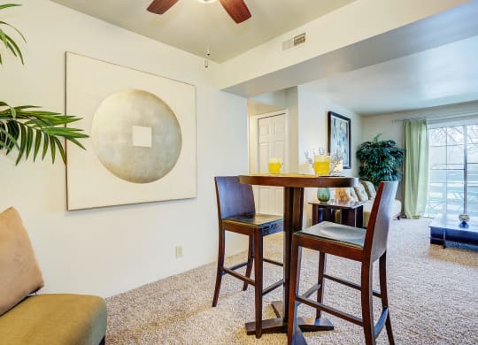 Counter Height Dining Table at Bay Pointe Apartments, Lafayette, 47909