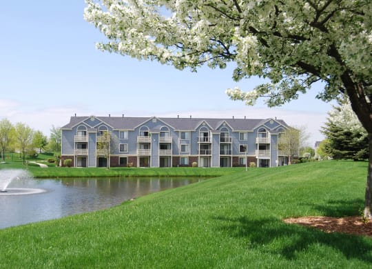 Acres of Manicured Lawns at The Crossings Apartments, Grand Rapids
