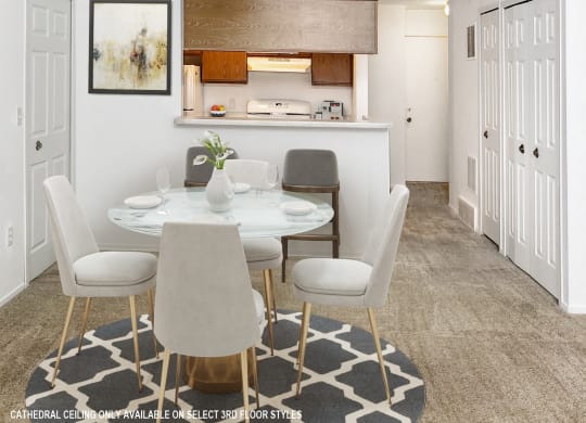 Third Floor Dining Room Lily at The Springs Apartment Homes, Novi, MI 48377