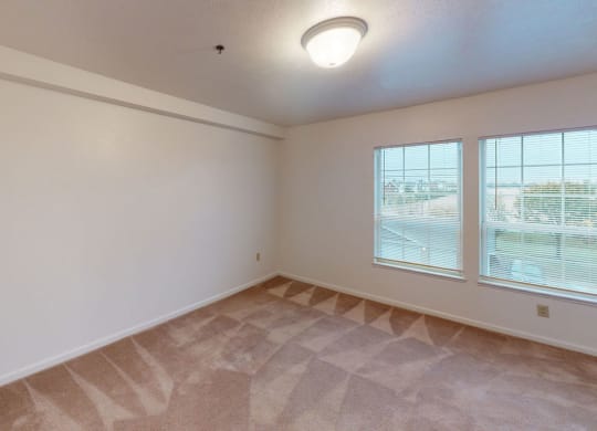 bedroom with large windows  at Tracy Creek Apartment Homes, Perrysburg, OH