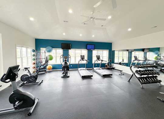 24 Hour Fitness Center with Free Wi Fi at Tracy Creek Apartments, Perrysburg, OH, 43551