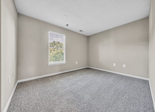an empty room with carpet and a window at Trophy Club at Bellgrade, Midlothian, VA, 23113