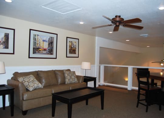 Comfortable Clubhouse Loft Area at Walnut Trail Apartments, Portage, 49002