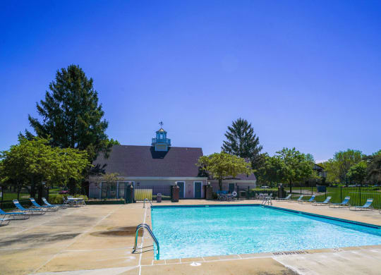 Community Clubhouse and Swimming Pool with Wi Fi at Walnut Trail Apartments, Michigan, 49002