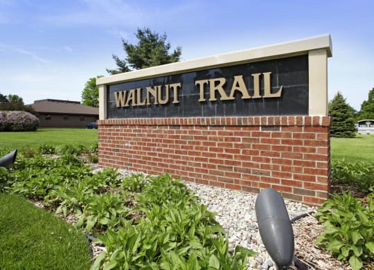 Property Signage at Walnut Trail Apartments, Portage, MI, 49002