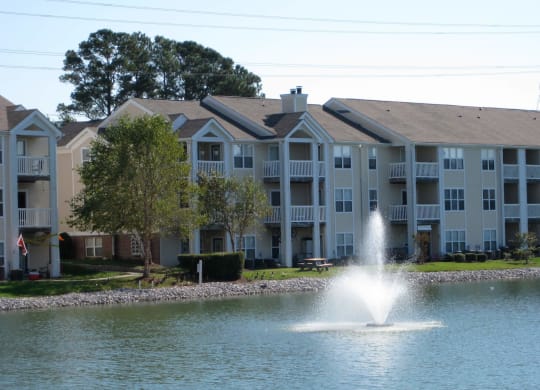 Lake Views with fountains at WaterFront Apartments, Virginia Beach, VA,23453