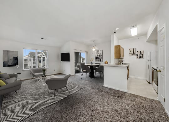 Beautiful Bright living room With Wide Windows at WaterFront Apartments, Virginia Beach, VA, Virginia