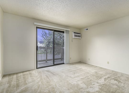 Sliding Glass Doors to a Private Balcony at West Wind Apartments, Fort Wayne, 46808