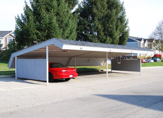 Carports Available at Windmill Lakes Apartments, Michigan