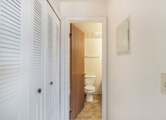 Studio Hallway to Full Bathroom at Wingate Apartments, Michigan, 49512