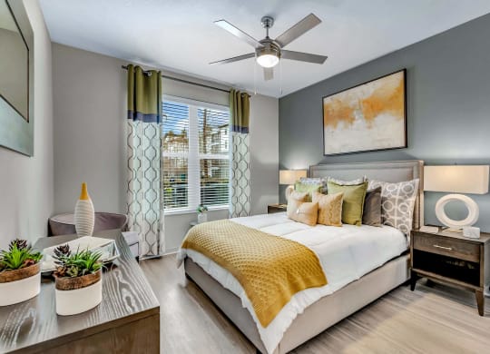 Bedroom With Plenty Of Natural Lights at Pearce at Pavilion Luxury Apartments, Riverview, FL, Florida