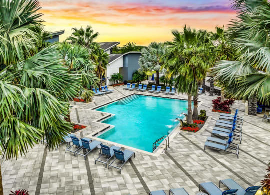 Invigorating Swimming Pool at Pearce at Pavilion Luxury Apartments, Riverview, FL, Florida, 33578