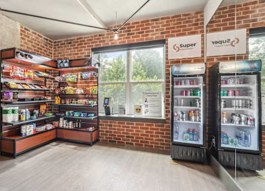 in-house convenient store in the gym