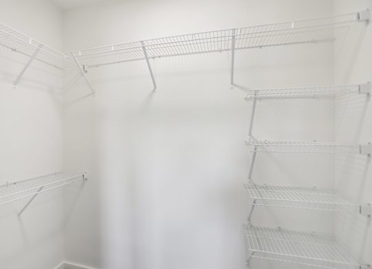 Large walk in closet