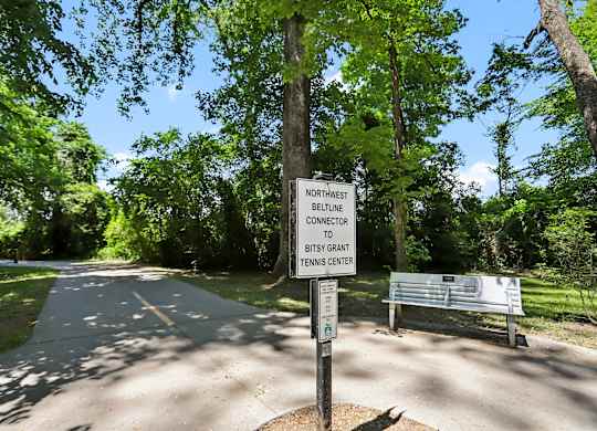 Northwest Beltline Connector to Bitsy Grant Tennis Center.