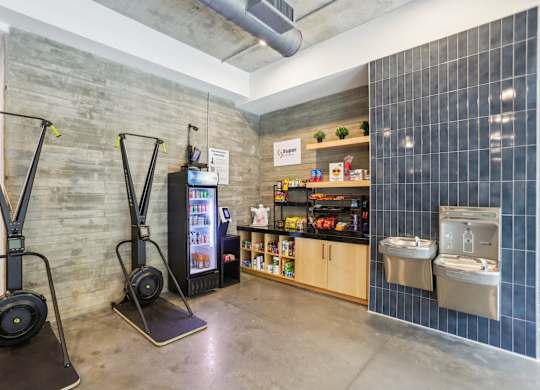 Convivence store in gym