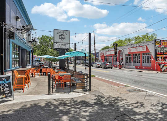 East Atlanta Village: Blu Cantina and Food Hall