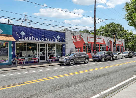 East Atlanta Village: Emerald City Bagels, Southern Feedstore, & Food Hall