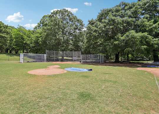 A baseball field in Grant Park