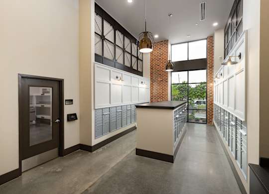 Luxer Package room and mail room