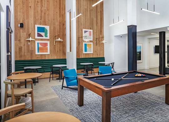 Resident Clubhouse with Billiards