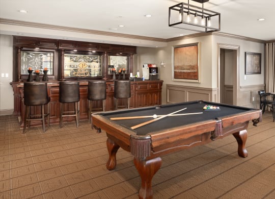 Resident Lounge with Dry Bar
