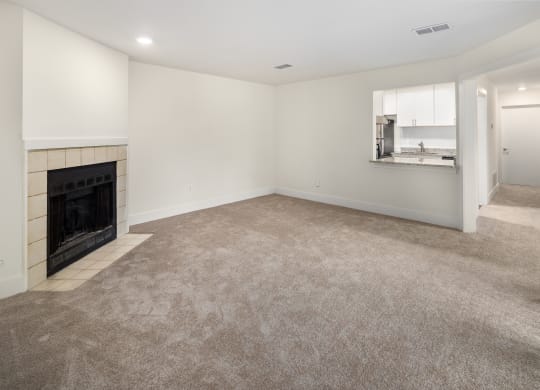 Fireplace in Select Units