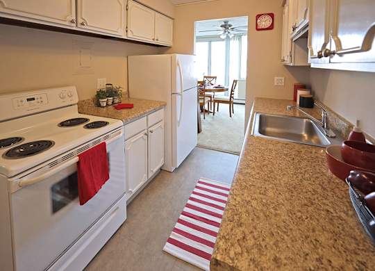 Model Suite Kitchen at Gates Mills Place, Mayfield Heights, OH, 44124