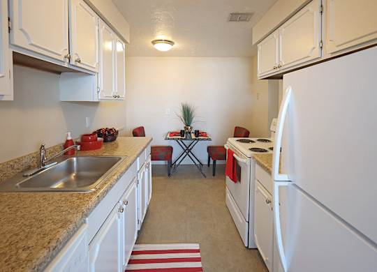 Model Suite Kitchen at Gates Mills Place, Mayfield Heights, OH, 44124