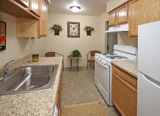 Model Kitchen at Willoughby Hills Towers in Willoughby Hills OH
