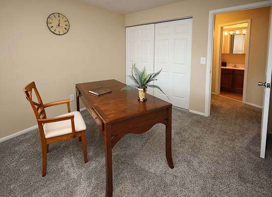 Model Bedroom at Willoughby Hills Towers in Willoughby Hills OH