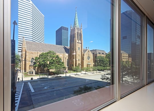 View from Updated Model Suite at Residences at 1717 Cleveland OH