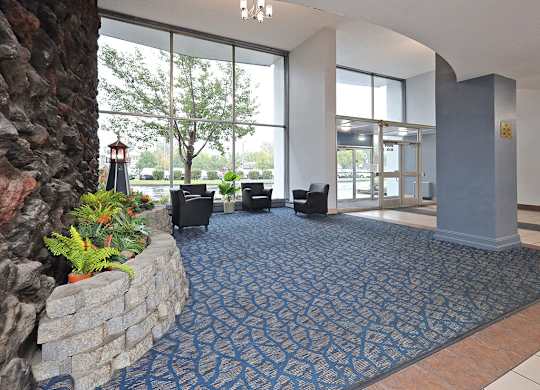 Building Lobby in Water's Edge Apartments in Euclid OH